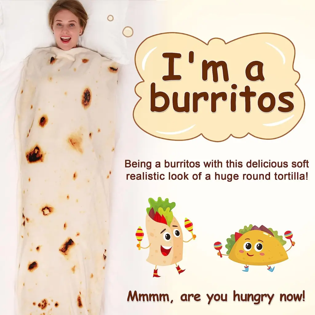 Wrap Yourself in Coziness Unveiling the Burrito Blanket!